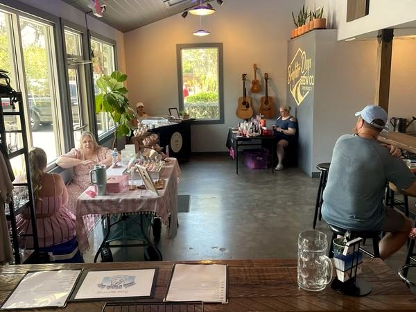Inside the taphouse